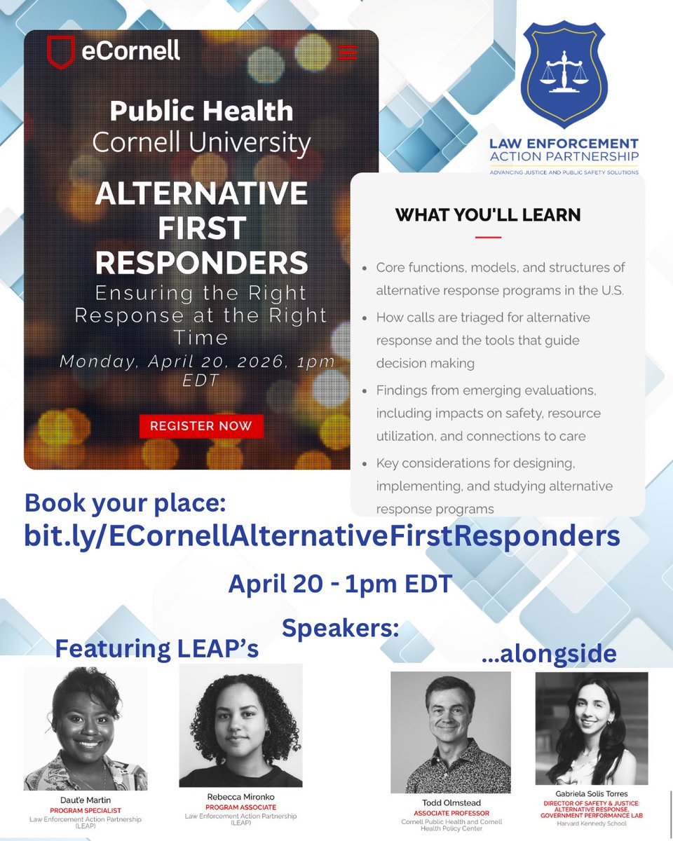 The Law Enforcement Action Partnership (LEAP) tweet media