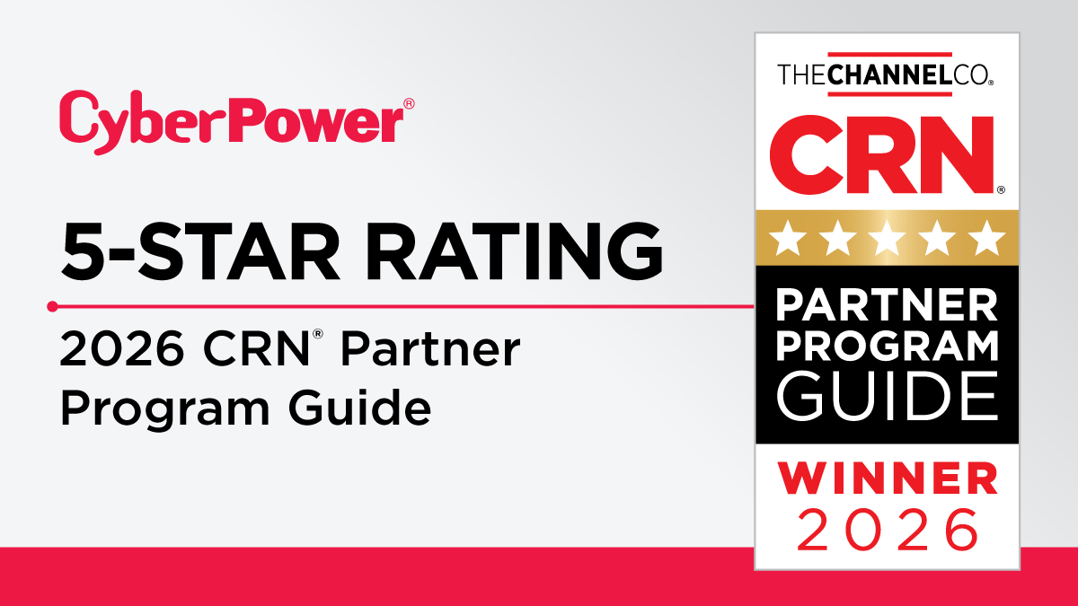 CyberPowerInfo's tweet photo. 🌟 Thrilled to see CyberPower earn a 5-Star Rating in the 2026 CRN® Partner Program Guide! Kudos to Matthew Rathbun, senior director of channel sales, and the team for enhancing partner support through new training modules and a revamped sales structure. 🏆 

Educating partners about innovative solutions like their UPS systems & remote monitoring tools is key. 

What trends do you see shaping channel partnerships in tech? Let's discuss! 💬 #CyberPower #CRN #PartnerPrograms #TechTrends #UPSolutions