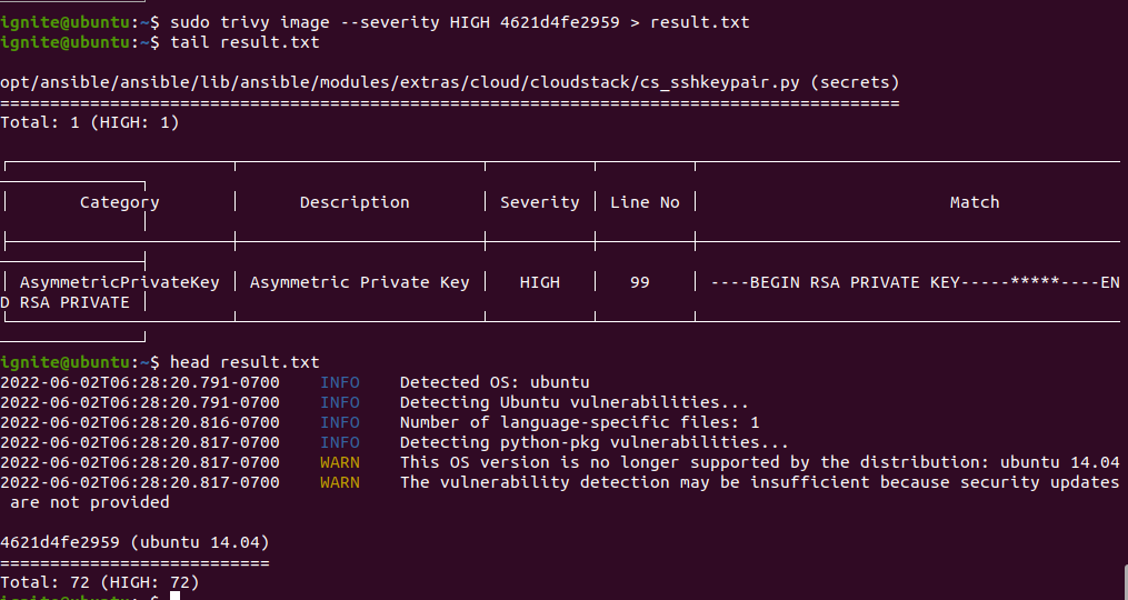 hackinarticles's tweet image. Containers Vulnerability Scanner: Trivy

🔥 Telegram: t.me/hackinarticles
✴ Twitter: x.com/hackinarticles

Trivy is a powerful open-source vulnerability scanner that helps detect security issues in container images, filesystems, and source code—making it essential for