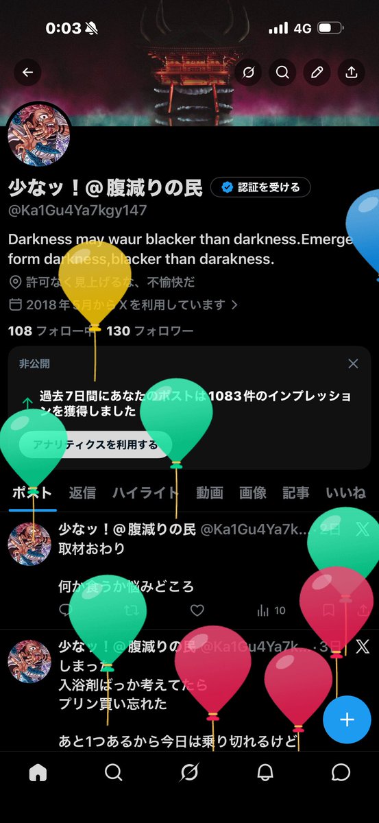 少なッ！@腹減りの民 tweet media