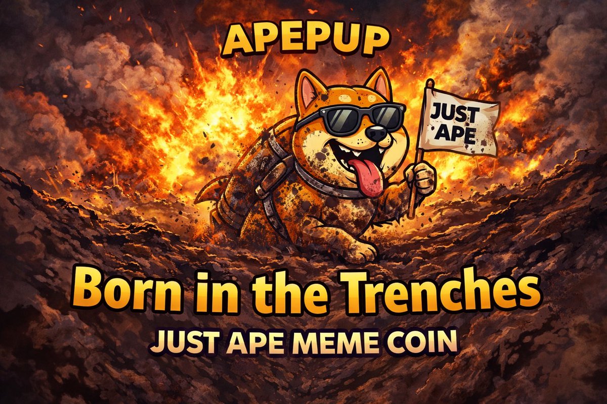 BarkingDogir5m's tweet photo. Wuff Wuff from the trenches, baby 🐶🚀
No roadmap. No insiders. Just pure chaos and jet fuel.
Early apes get remembered forever. Just Ape or stay in the mud.

 #JustApe #SolanaMemecoin #WuffWuff https://t.co/EOf5A7ERKC