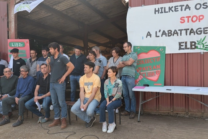 MediabaskInfo's tweet image. Dermatose bovine : @syndicatELB et le collectif paysan @Libre dénoncent “un acharnement de l’État” #DNC #agriculture #vaccination mediabask.eus/fr/info_mbsk/2…