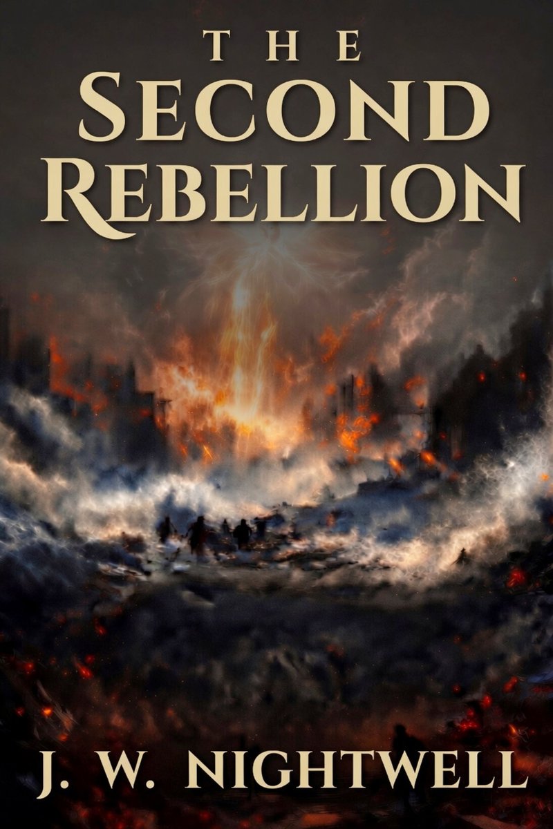 JWNightwell's tweet photo. The Second Rebellion is now available for pre-order.
If you’re into dark fantasy, spiritual themes, and stories about rebellion and truth—this is for you.
Kindle available now - Delivered May 21, 2026
Hardcover &amp; paperback coming on release day
Link: https://t.co/E9SOobbjYC https://t.co/S63MbbTcZA