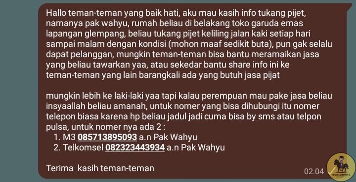 unsoedmfs's tweet image. hi jends! ada titipan