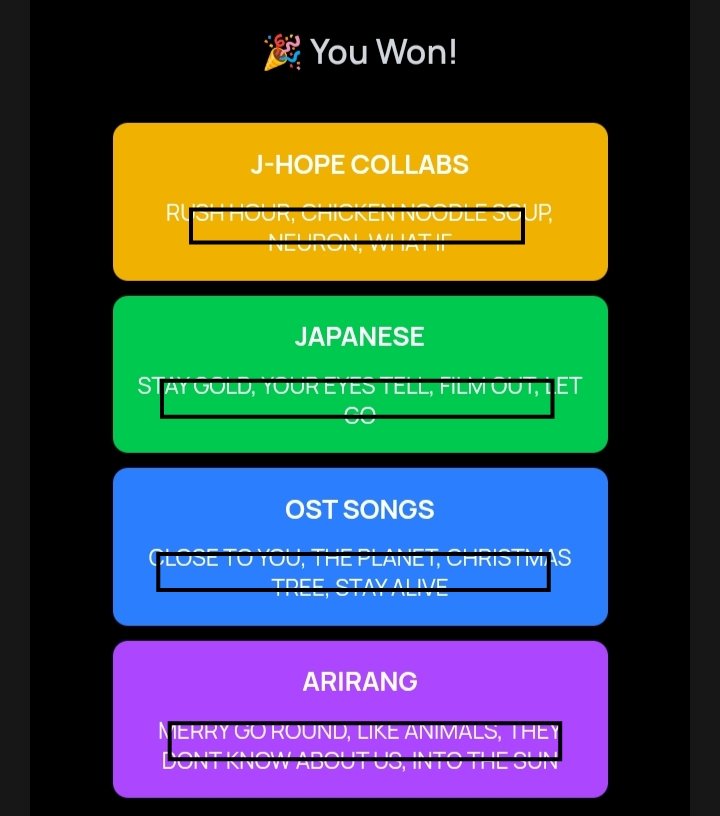 aVi_NJYHJVJ7's tweet image. TODAY'S BCD GAMES HINTS (APR 14)

HEARDLE : 🎧 : D _ S - E _ S E (BE)
#bcdheardle

FILM OUT : 🎥 : M _ C 🎤 D _ O P (OFFICAL MV)
#filmout

BLUE &amp;amp; GREY : W ⬛ R ⬛ D 🌎
#blueandgrey

SO4MORE : 🟨🟩🟦🟪
#So4more

#bcdapp
#bcdblueandgrey
#BCDgames
#bcd_app_blueandgrey
#bcdtrades