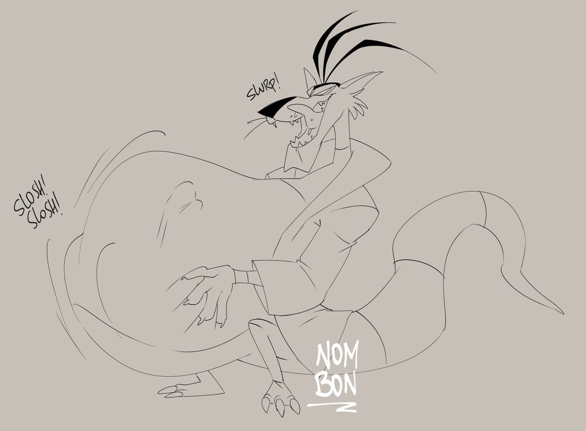 some Dr. Viper sketches for anonymous
#swatkats #vore #vorecommission #furryvore (?)