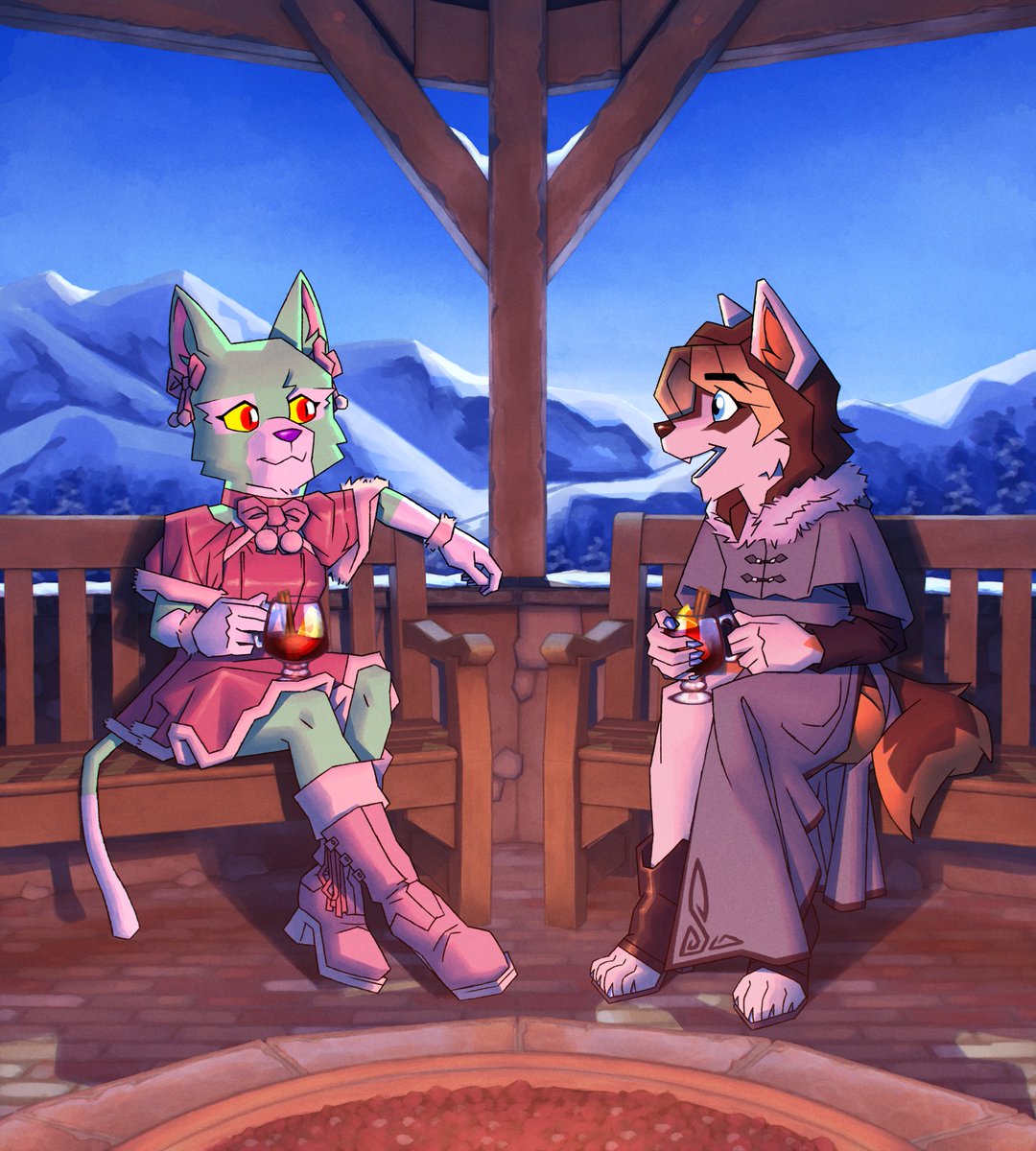 FenirArts's tweet photo. Sona vs irl!
Featuring Gilamasans oc Pincoushin, art also by them.
#furry #cat #yote #wolf #lodge https://t.co/9aUCsSCjXt