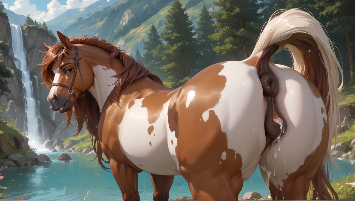 BamzahorseทำรูปจากAi.ติดตามด้วยน่ะครับ18+🔞🐎🐴🐎 tweet media