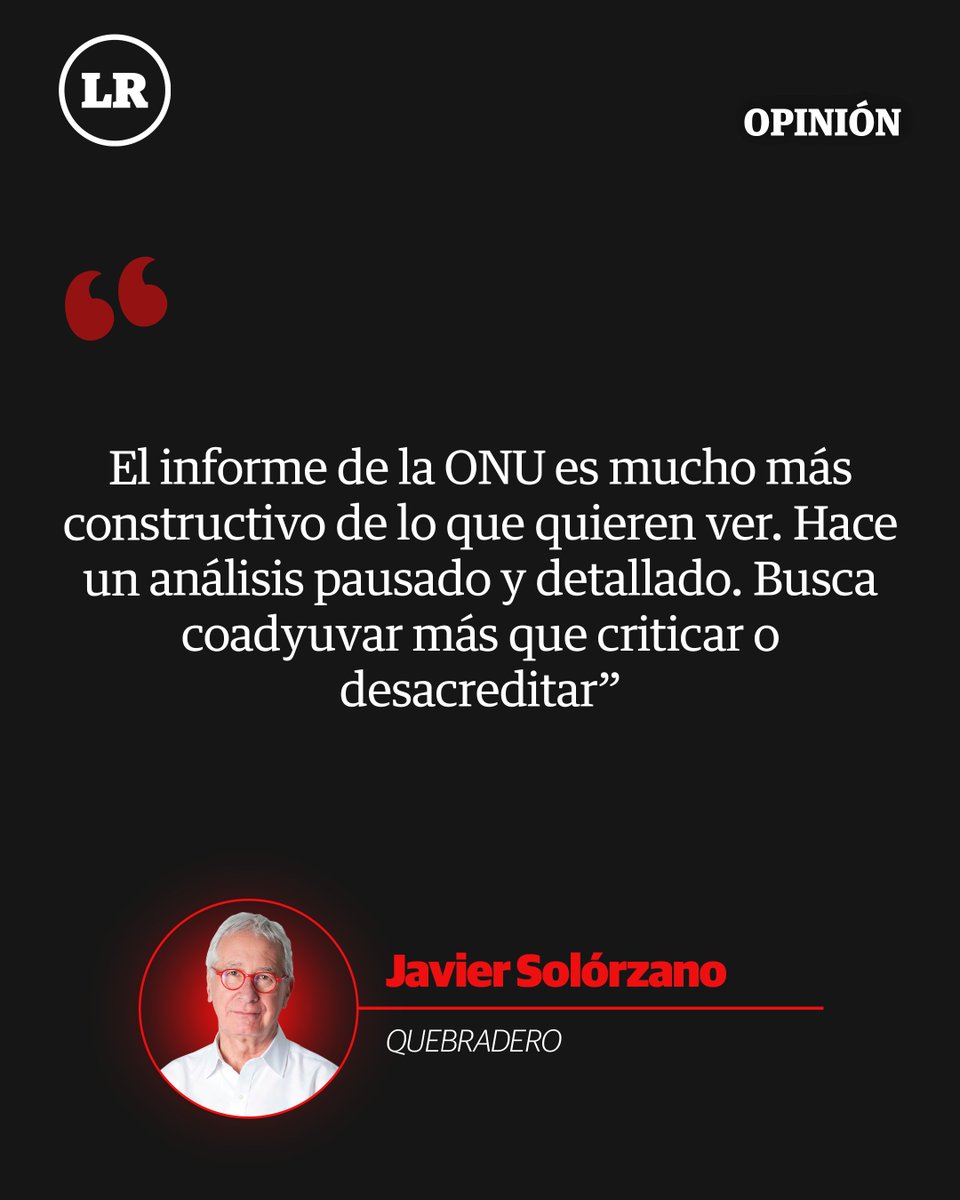 LaRazon_mx's tweet photo. #Quebradero | Muy deteriorada e integrada al gobierno CNDH cada vez que puede arremete contra del reporte y ahora, como lo hizo recientemente en Guerrero, lo llena de adjetivos similares a los del gobierno.
Escribe @JavierSolorzano ✍️
https://t.co/LQgZXz7A1n
#ONU #InformeONU #AnalisisInternacional