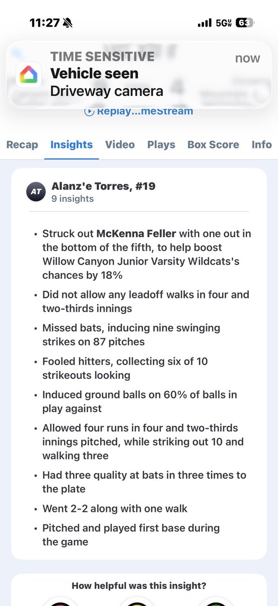 CoachC1968's tweet photo. Alanz’e Torres #19 In the last 2 game after being out 22 strikeouts https://t.co/wDe4mAmW2N