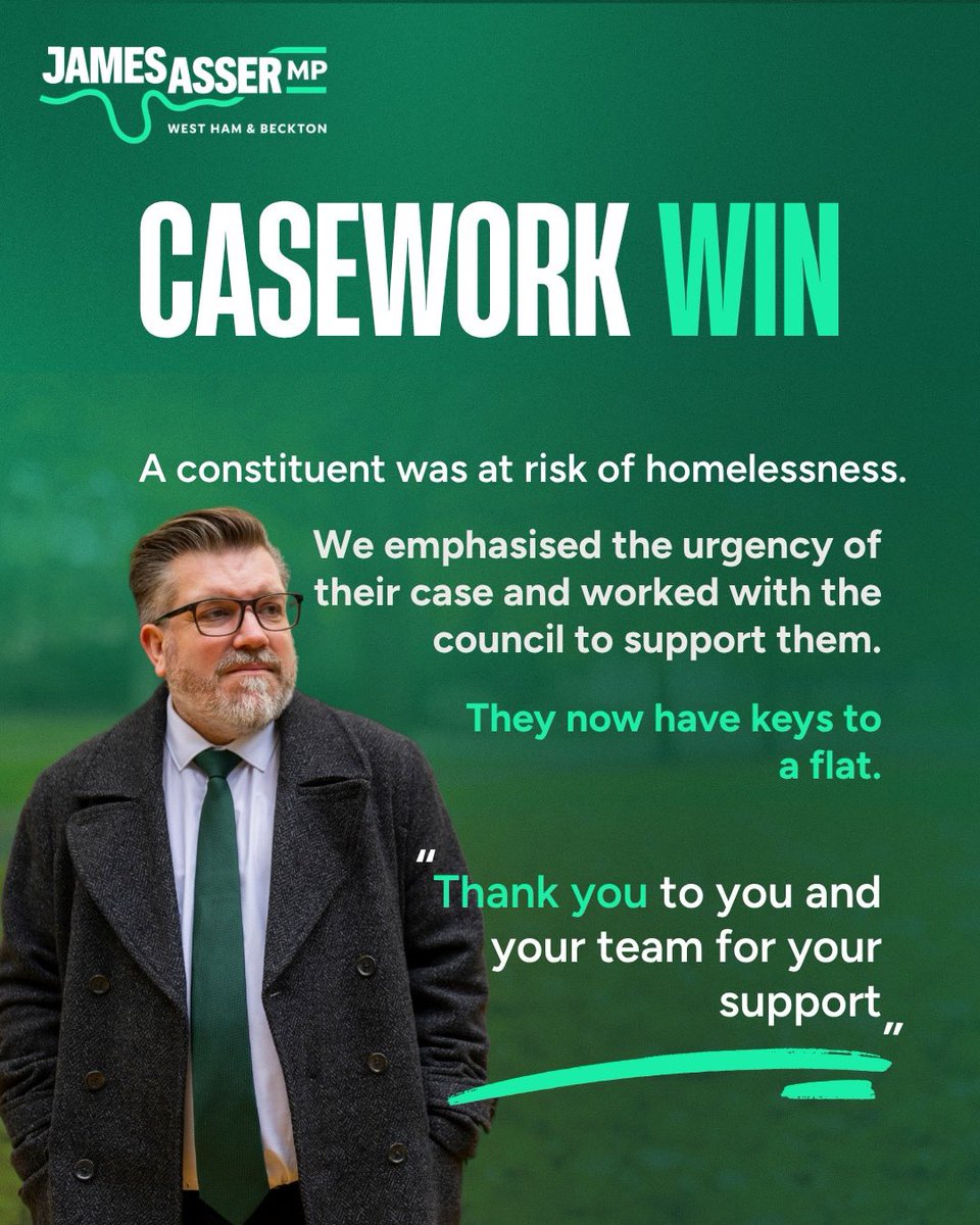 James Asser MP tweet media