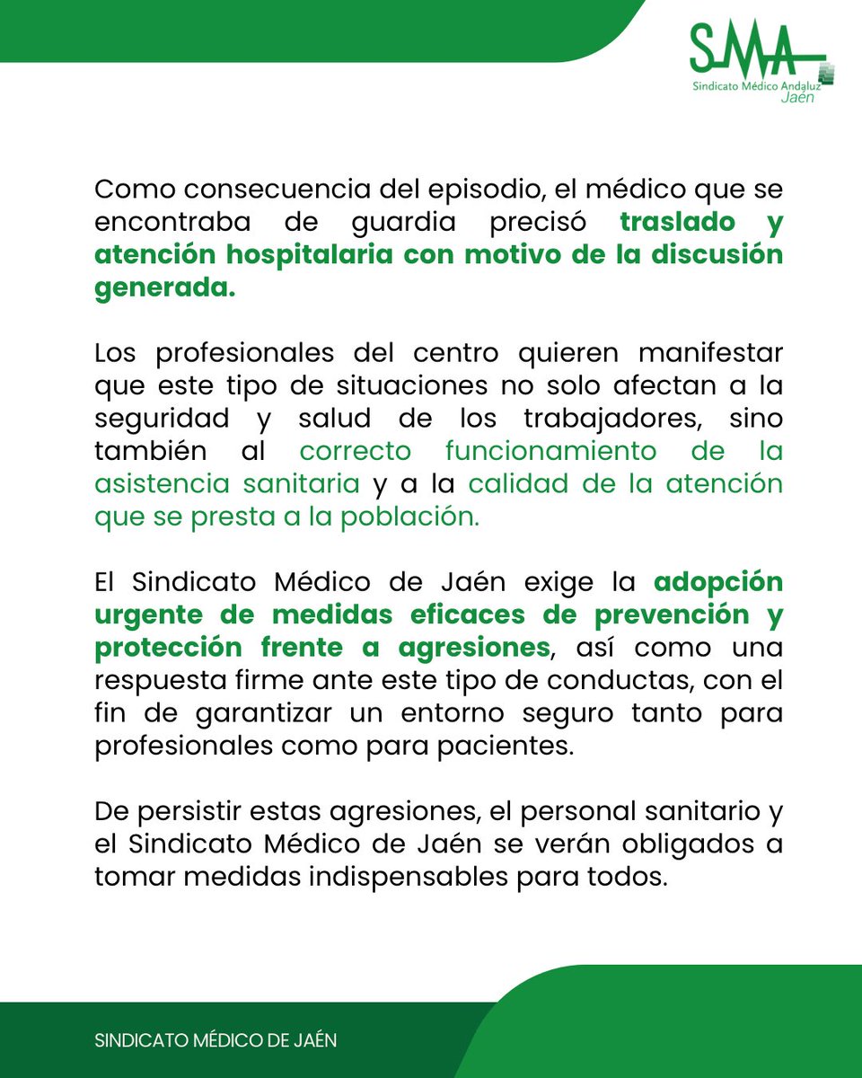 S. MÉDICO ANDALUZ JAÉN tweet media