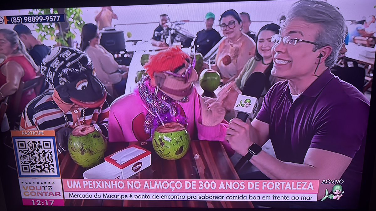 Danduska Tsunami e Tizil almoçando no Mercado dos Peixes! Te amo, Fortaleza!