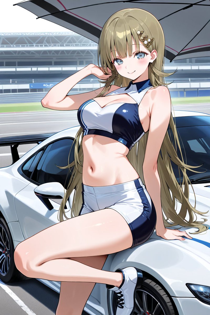 レースクイーンリサちゃん
SFW Illustration 
#AIart #AIイラスト