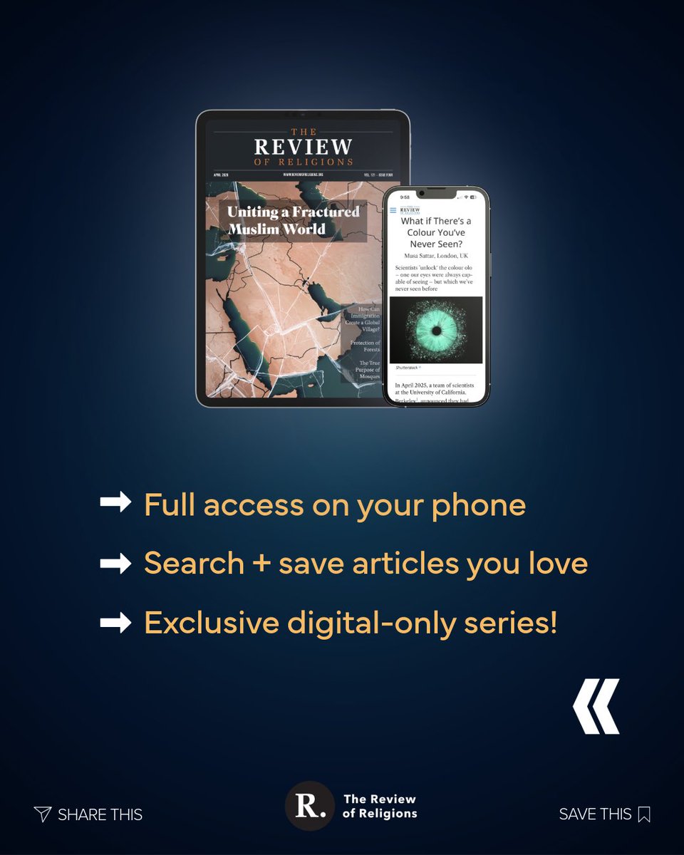 The Review of Religions tweet media