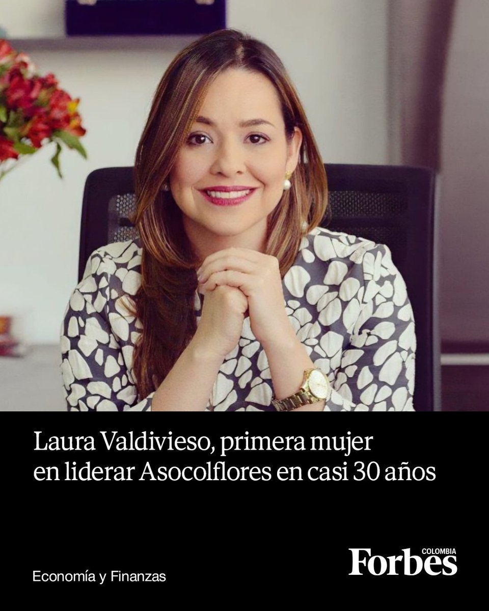 Laura Valdivieso fue nombrada como nueva presidenta ejecutiva de Asocolflores, en un momento clave para la competitividad y expansión internacional del sector floricultor colombiano. ➡️f.mtr.cool/tjtzqgjwib