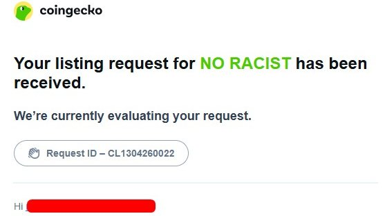 No Racist tweet media