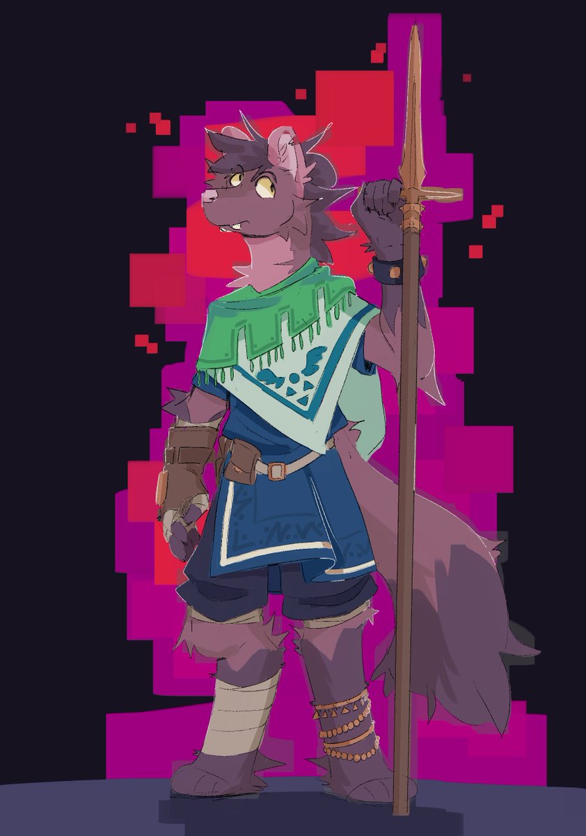 toothscritch's tweet photo. found a weird dark portal and it gave me a cool spear https://t.co/JtH3vskuwX