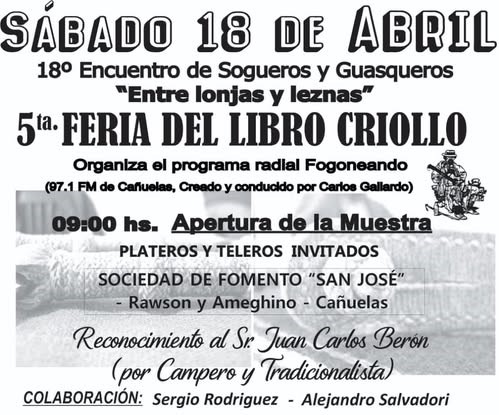 ElTradicionalRA's tweet photo. Allí estaremos con TODOS SOMOS GAUCHOS y YO TE EXPLICO compartiendo con los amigos. https://t.co/N2yGGSGyIi