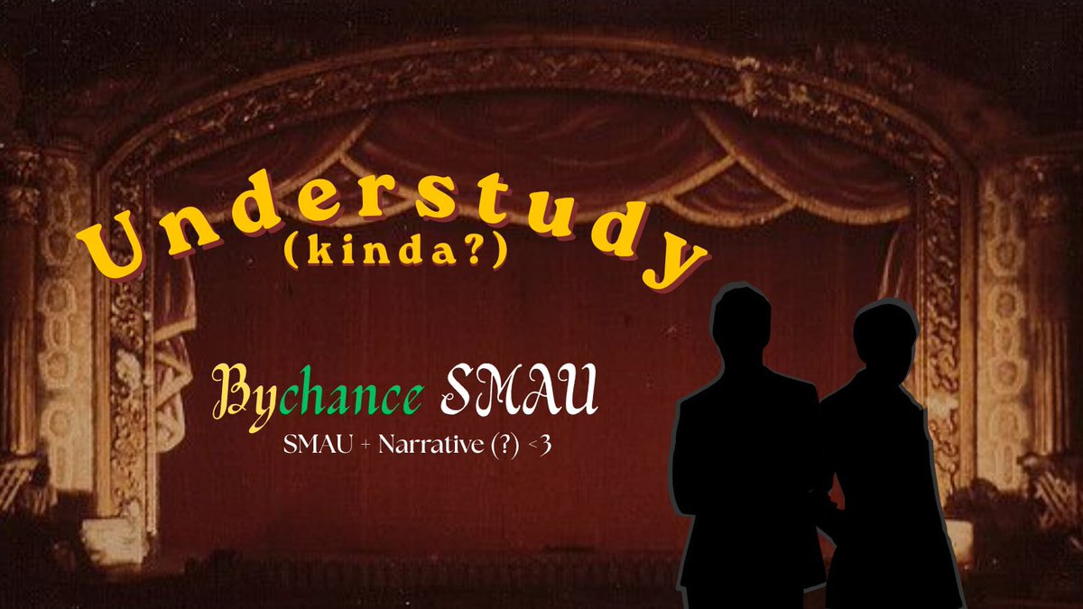 byersabyss's tweet image. ᯓ✦∘˙ "Understudy (??)"
✶ #bychance SMAU!!

They need community hours to graduate. What better way than a public play?

After a series of fake scenes and memorized lines, do Will and Chance develop real feelings?