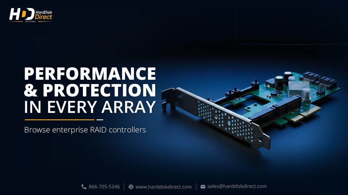 harddisk_direct's tweet image. RAID controllers are key to faster storage, stronger data protection, and reliable performance in enterprise systems.Upgrade your storage foundation today.
Browse enterprise RAID controllers at harddiskdirect.com
#RAID #EnterpriseStorage #DataProtection