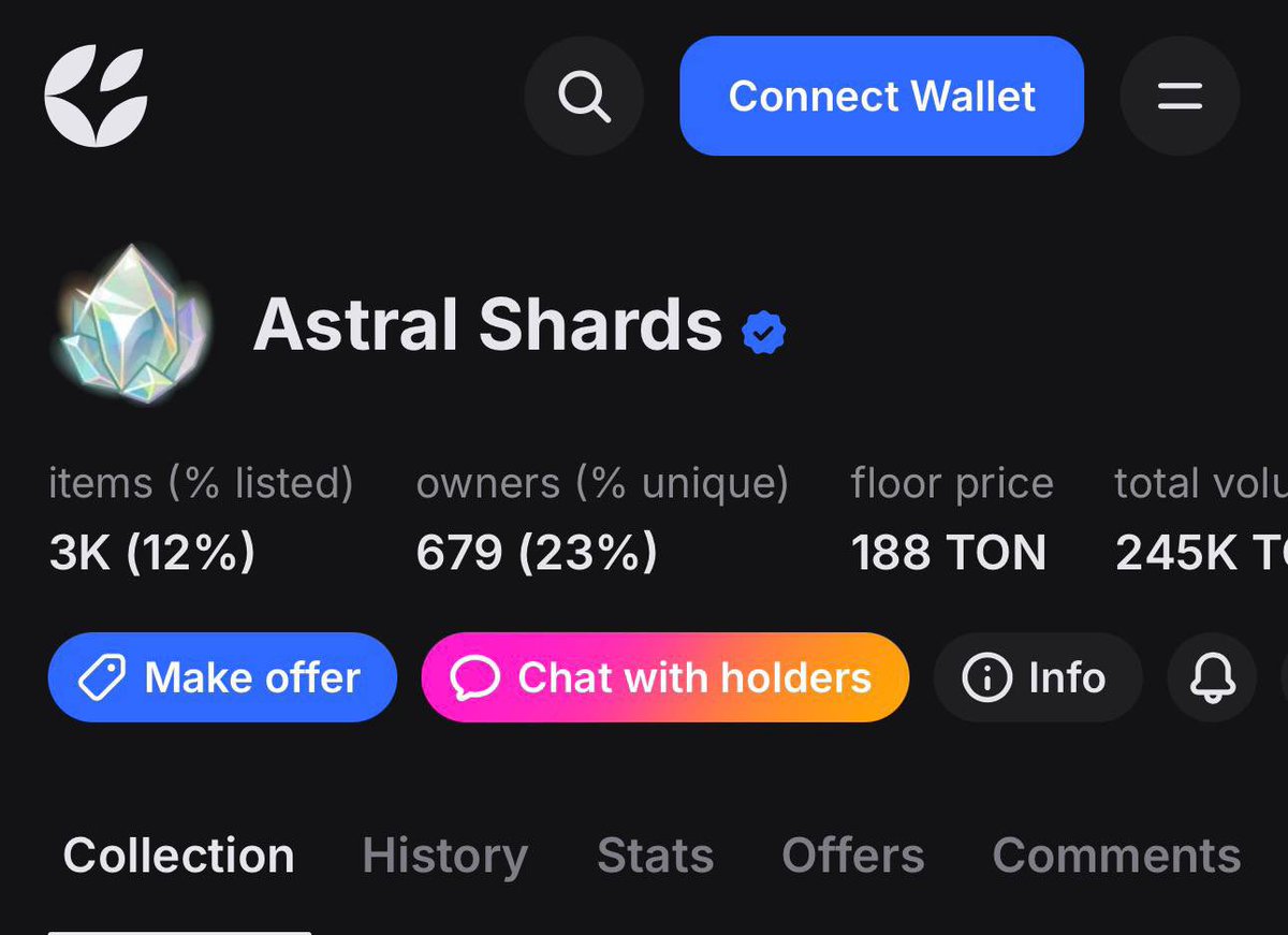 Aeeee 🥂🥂🥂 $TON Astral community official on #getgems #ton