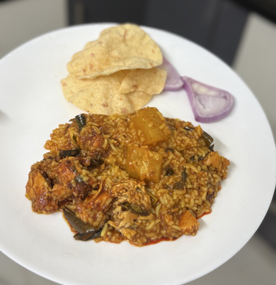 sunny5boy's tweet image. #Dinner :

** Chicken Sambar Rice 

#Food #RJY