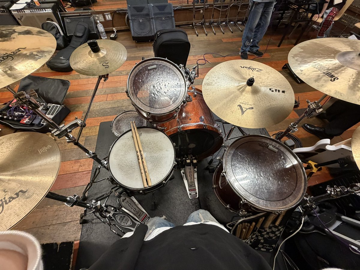 naoto_drums's tweet image. そのゲネでした🫰

#drums
#蛍光クジラ