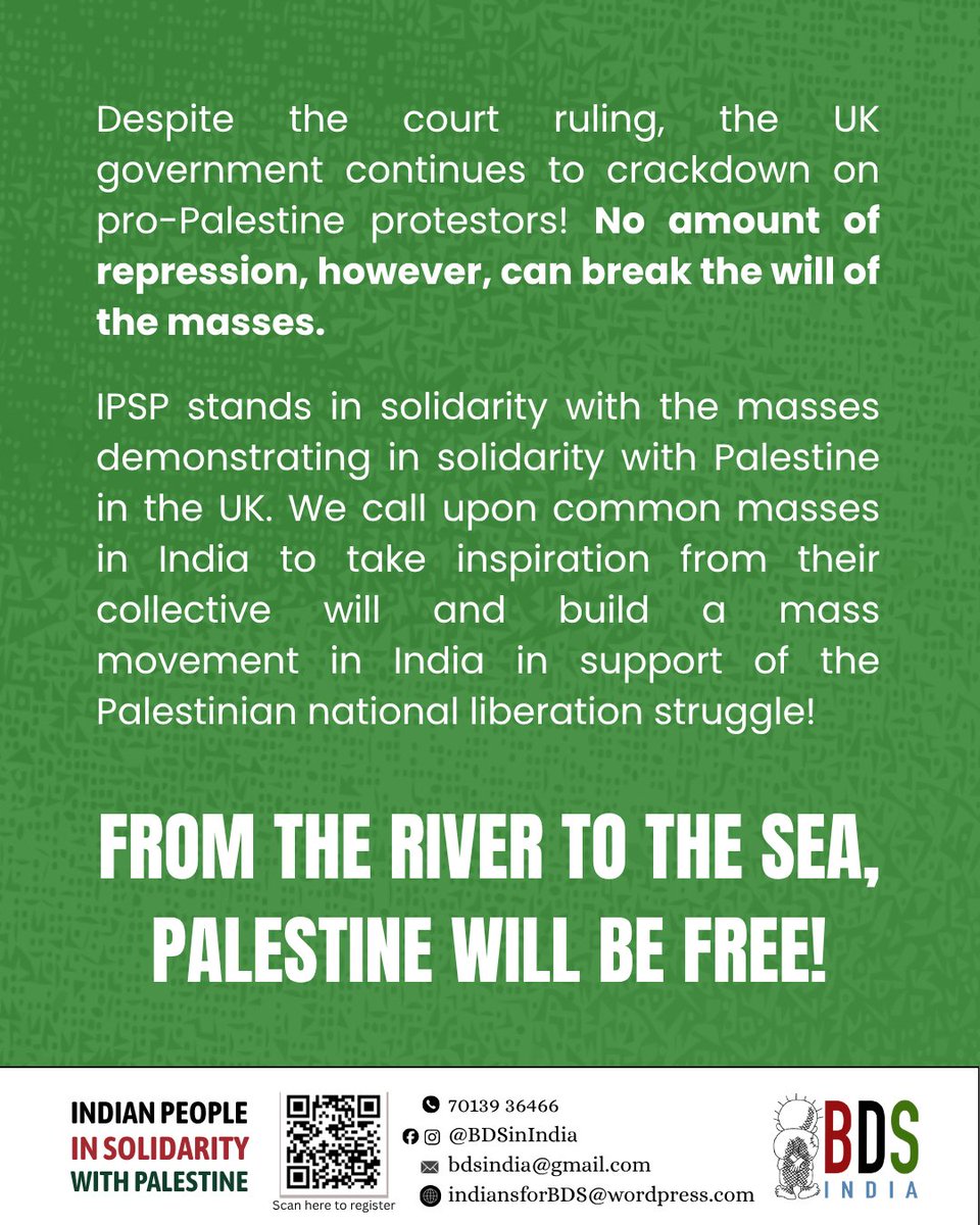 Indian People in Solidarity with Palestine tweet media