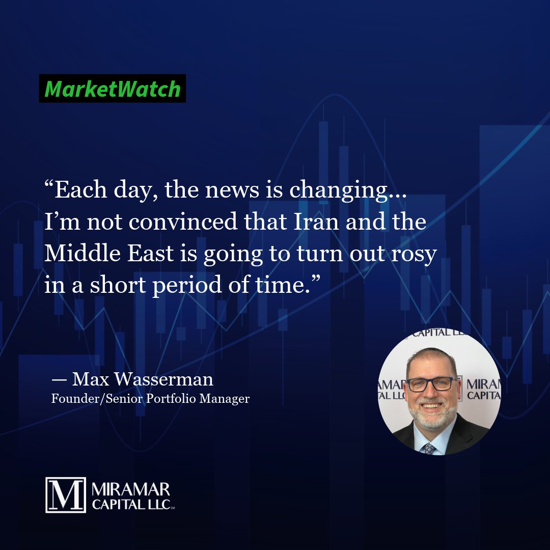 Amid ongoing changes in the conflict in the Middle East, <a href="/MiramarCap/">Miramar Capital</a>'s <a href="/MaxWasserman4/">Max Wasserman</a> spoke with <a href="/MarketWatch/">MarketWatch</a> on the long-term impact to the US economy, investors, and consumers.

Read the full article here (subscription required): marketwatch.com/story/investor…