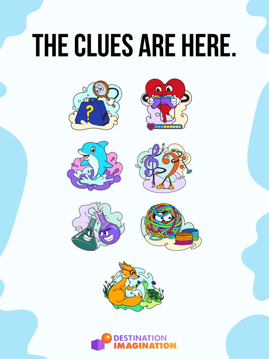IDODI's tweet photo. Our 26-27 Challenge Previews are coming🔬⌨️⚙️🎨🎭🤝👀
Can you match each Team Challenge logo to its Challenge category? 🤔🔍
Full reveal, including Challenge names and what teams will explore, drops April 16.
#DestinationImagination #ChallengeExperience #STEAMeducation https://t.co/3DplNWBtcz