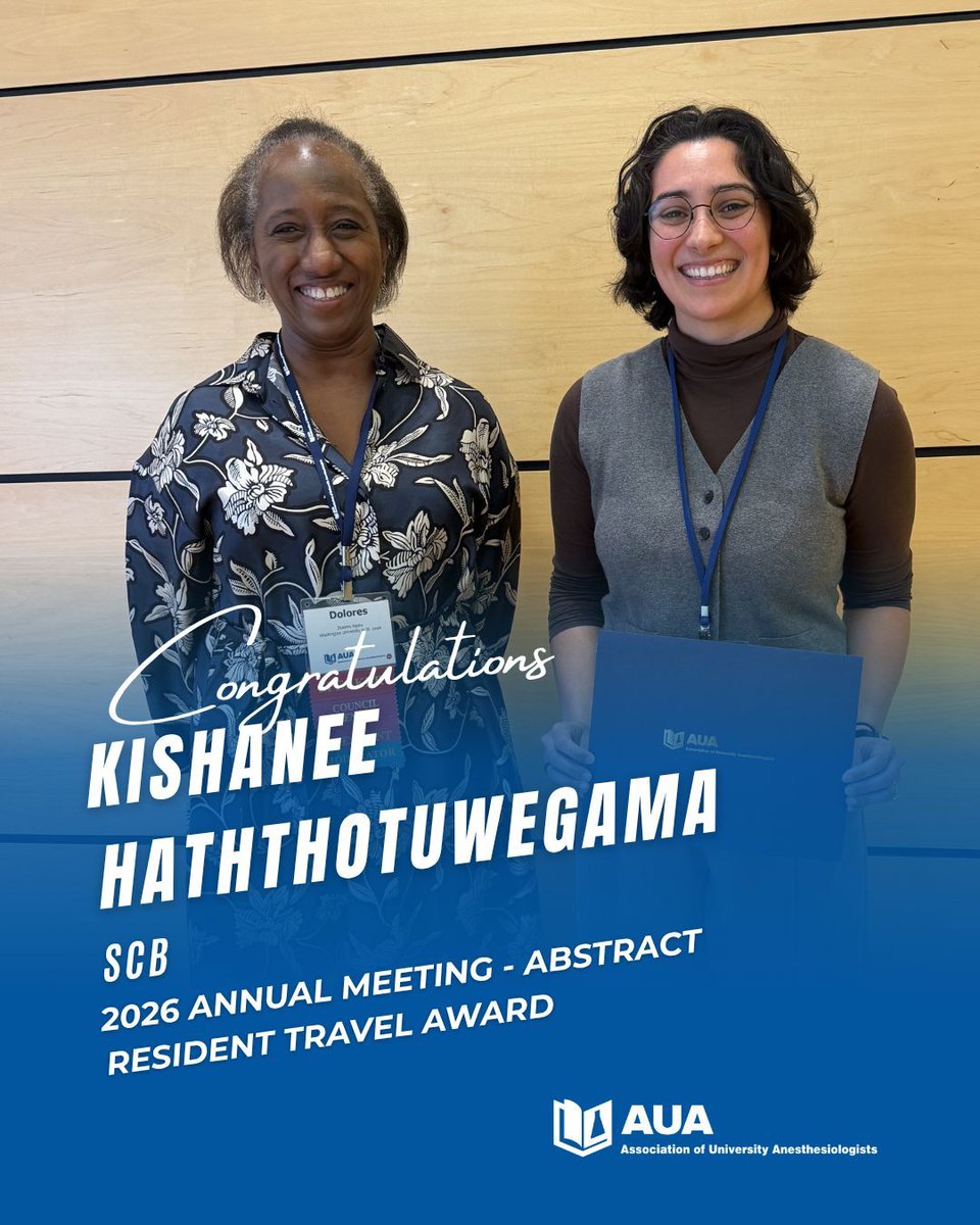 Association of University Anesthesiologists tweet media