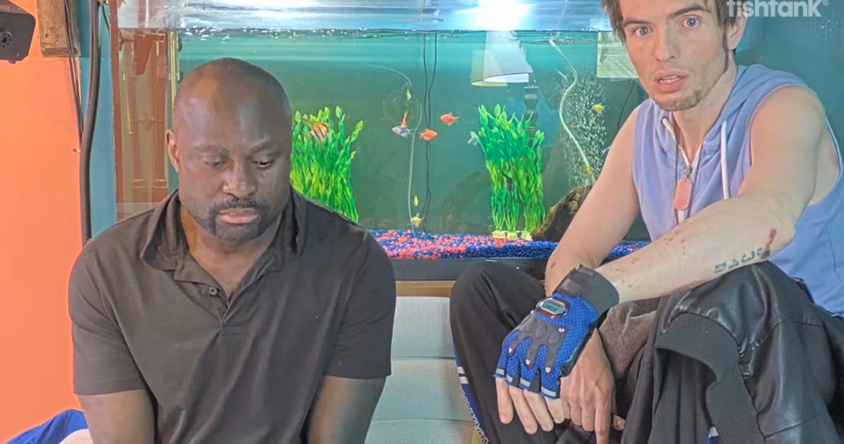 FiresOfTruth's tweet photo. TTS: "maybe it's time to squash the beef, become co-winners"

#fishtanklive https://t.co/b8jkCgNNj7