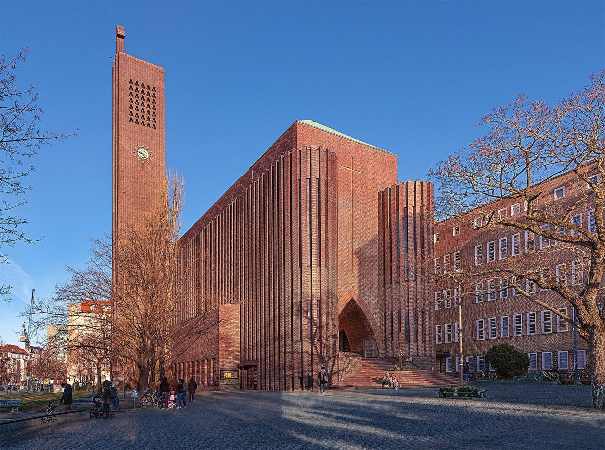KevinAxe16's tweet photo. @DrFrancisYoung I'm fond of Berlin's 1933 Kirche am Hohenzollernplatz, better known as "God's powerplant" https://t.co/MsLWpevmd6