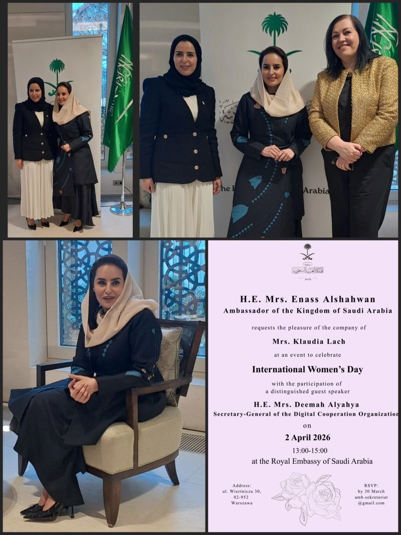 Piechocinski's tweet image. Ambasador Królestwa Arabii Saudyjskiej #KSA 🇸🇦 w Republice #Poland 🇵🇱, Jego Ekscelencja Enass Alshahwan, we współpracy z Ela Raczkowska, CEO Vital Voices Chapter Poland, zorganizował wyjątkowe wydarzenie z okazji Międzynarodowego Dnia Kobiet, z udziałem wybitnego gościa