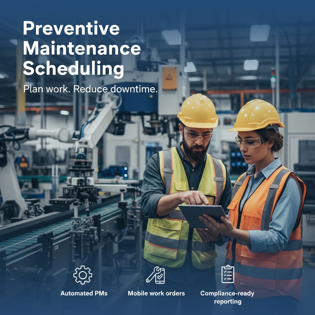 eWorkOrders's tweet image. Preventive maintenance automation reduces downtime and costs.

Shift from reactive repairs to proactive scheduling and stay ahead of failures.

Book a demo 👉 eworkorders.com/schedule-a-fre…

#CMMS #Maintenance #PreventiveMaintenance