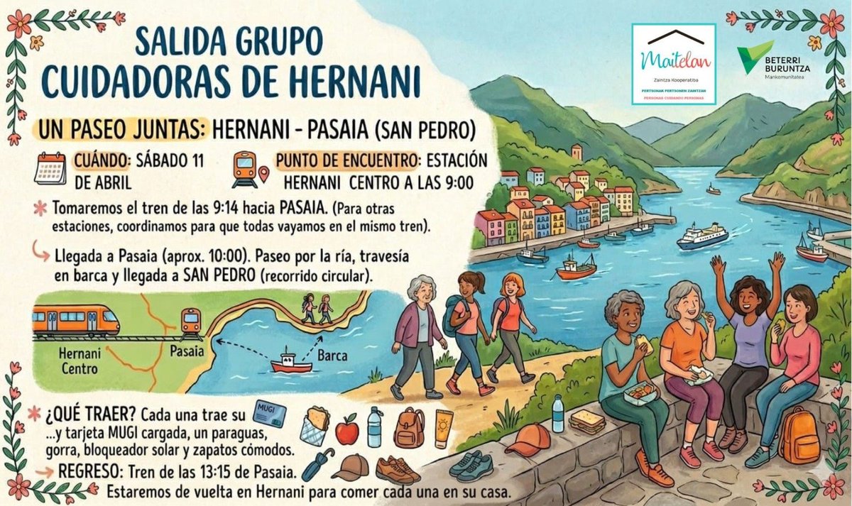 MaitelanKoop's tweet photo. Disfrutando de nuestro paseíto a San Juan,con buen clima y compartiendo con todas del equipo de mujeres de Hernani, tuvimos a nuestra guía Omaira que nos explicó las cosas maravillosas del lugar, gracias a todas y a por más salidas así😘😘🥳🥳🥳. https://t.co/ZPk5H208vC