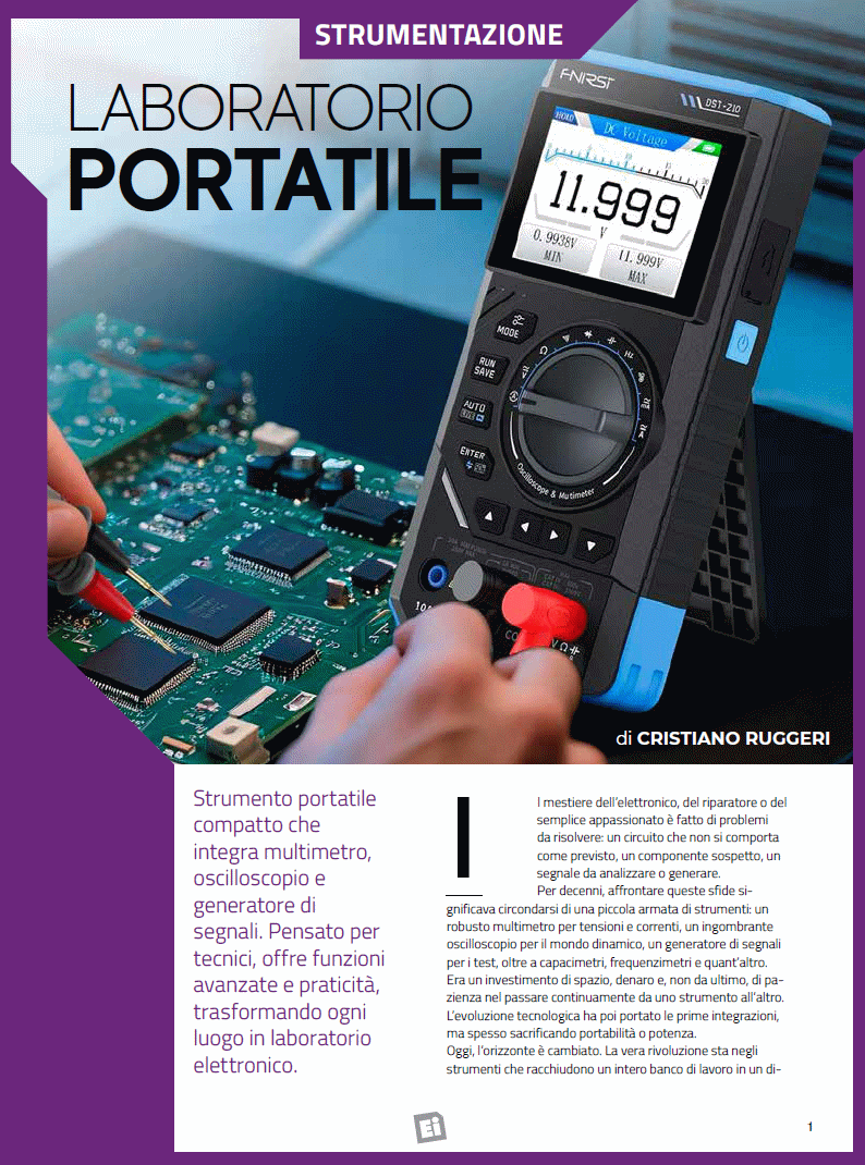 futuranet_it's tweet photo. DST-210: multimetro, oscilloscopio e generatore in un unico strumento portatile.
https://t.co/HcgTbjEToU
#elettronica #elettronicain #maker #futuranet #multimetro #oscilloscopio #generatoridisegnali #lab #testing #hardware https://t.co/an7OZXk9Zf