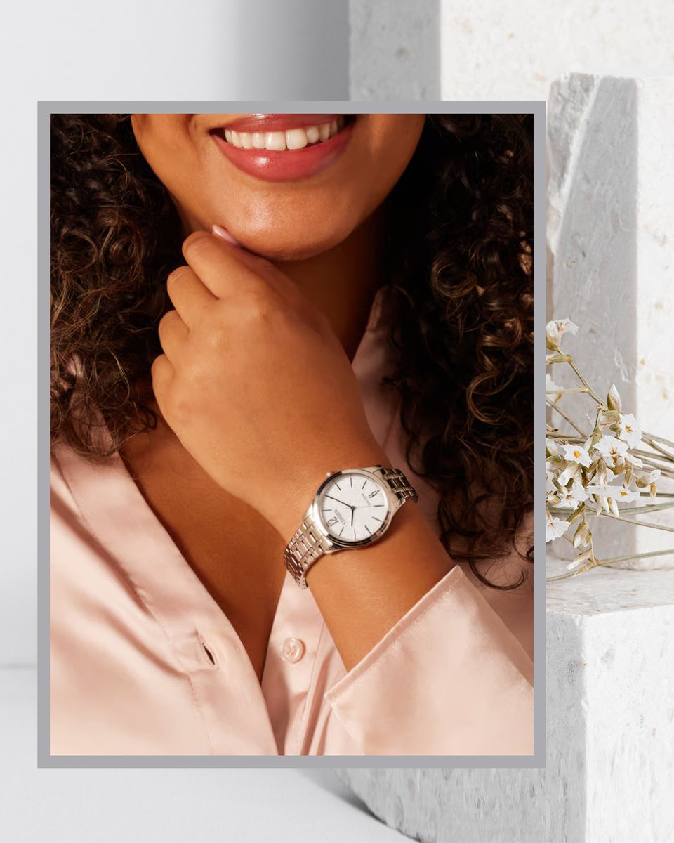 citizentimeph's tweet image. Citizen Elegance Ladies' Watch
EM0411-71A
_____

– Eco-Drive
– White Dial
– Stainless Steel Strap &amp;amp; Case
– WR to 5 bar
– Case Size: 34mm
– Crystal Glass
_____

For more details please visit:
citizen.com.ph/html/en/produc…

#CitizenWatch #EcoDrive