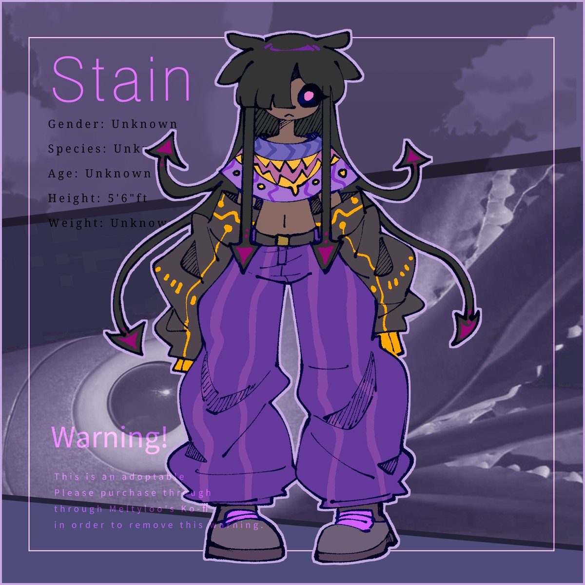 MeltyLoo's tweet image. New 50$ adoptable: Stain!
🦑 🫟 

 ko-fi.com/s/6a97ca8266