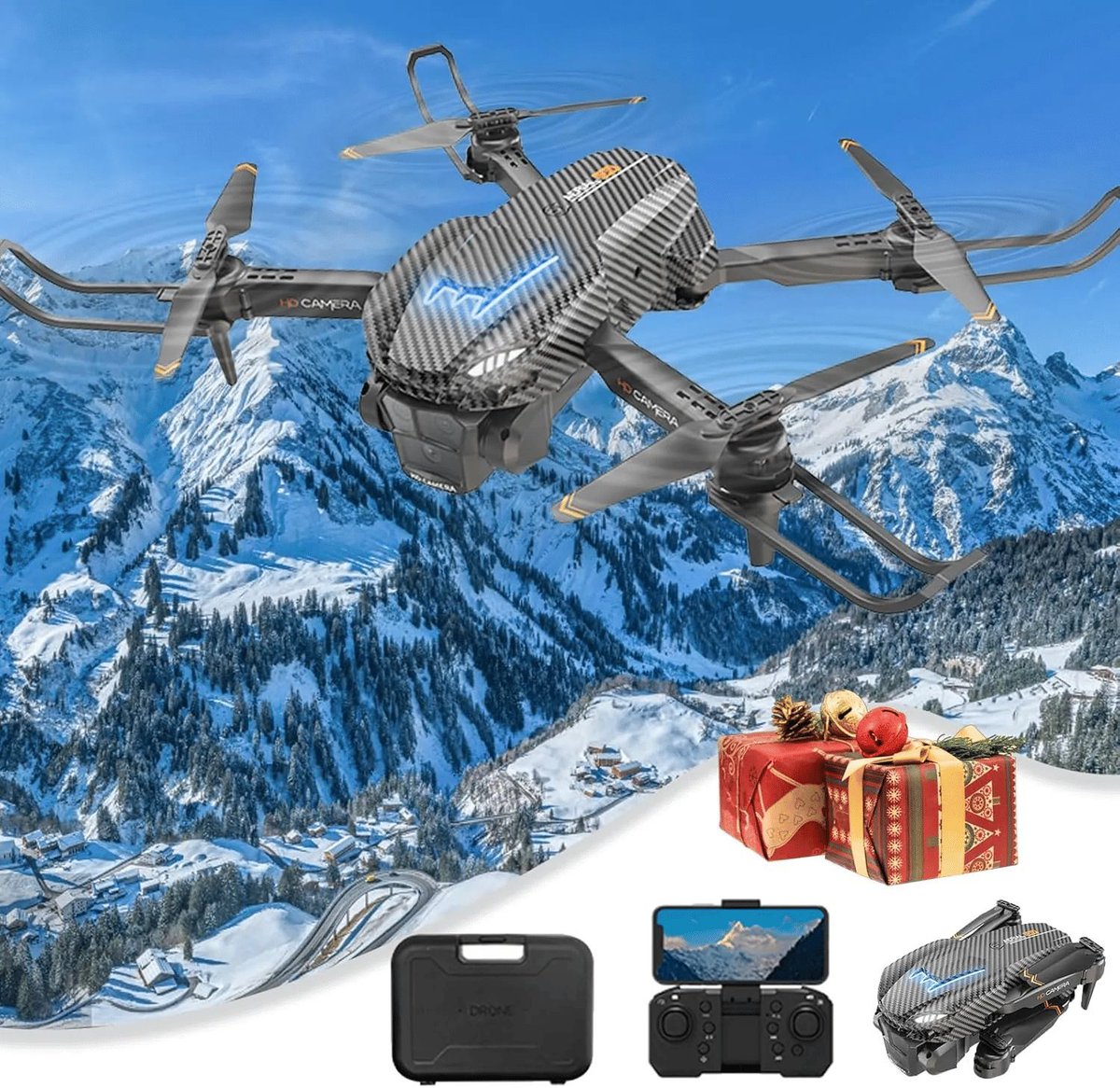 drone_fanatics's tweet image. Unleash your aerial creativity with the SensinangGGG Drone at an unbelievable price! Now just $39.99 (was $227.96). Fly smart with collision avoidance tech! #SensinangGGG #Drone #TechDeal #AerialPhotography #FlySmart