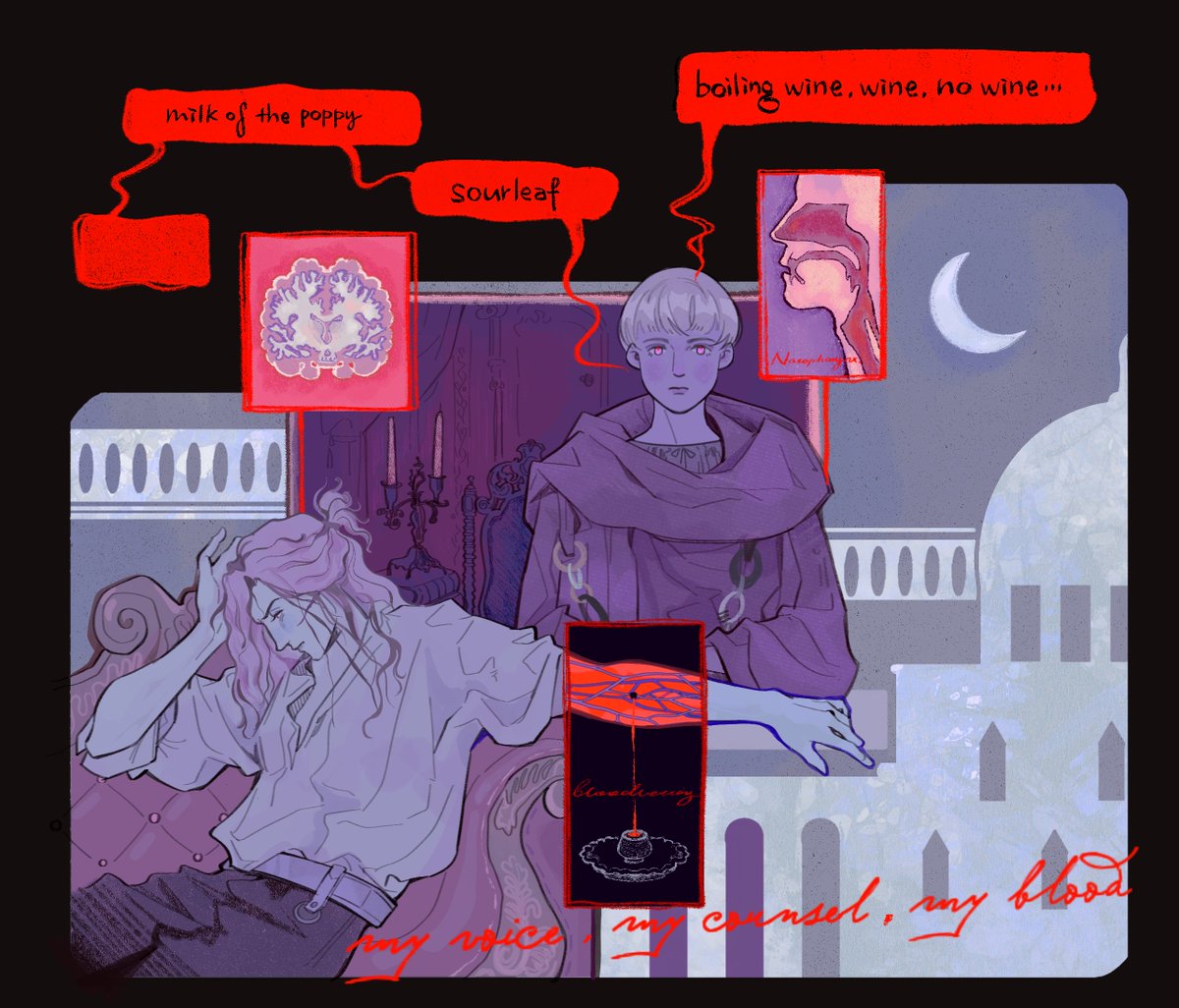 bearrrman_'s tweet image. be careful with your doctor🤫#asoiaf
(lord daeron and maester aemon