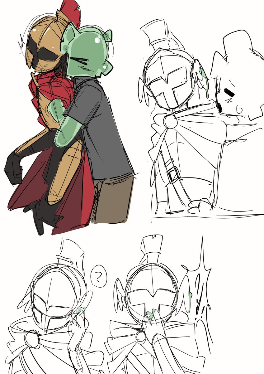 cgouo_'s tweet image. Kiss
 #slimeknight