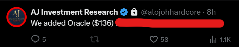 AJ Investment Research tweet media