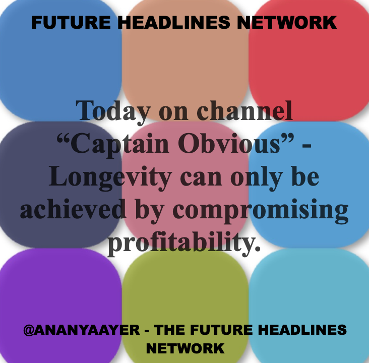AnanyaAyer's tweet image. #Future #Headlines #MondayBlog Humans block human longevity. They're happy to let animals have it. What can possibly go wrong?