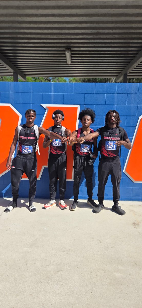 Myles_Bryantt's tweet photo. Spring Break.... Broke 2 meet records, enjoyed great competition, and PR'd in the 100m. Not a bad vacation. 
#WestwoodTF https://t.co/t9jN5lzHF1