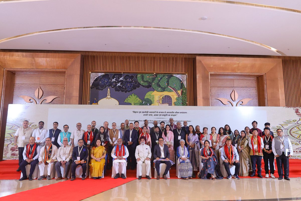 NECTAR_DST's tweet photo. Transforming Tribal India Through Technology and Science at Bharat Mandapam @IndiaDST @PMOIndia @Seed @DrJitendraSingh @ITITI https://t.co/04tlQq9mSk