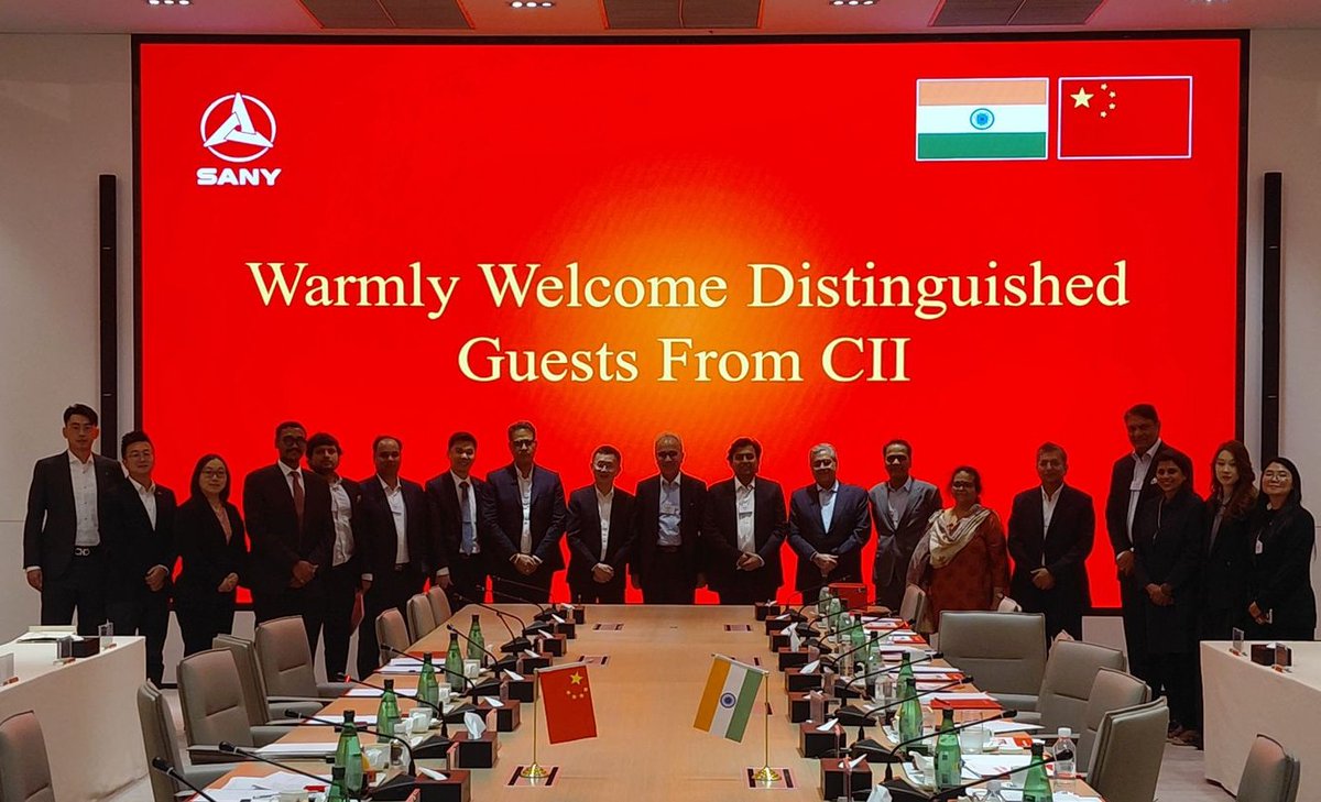 The CII CEOs Delegation to China, led by Mr Rajiv Memani, President ...