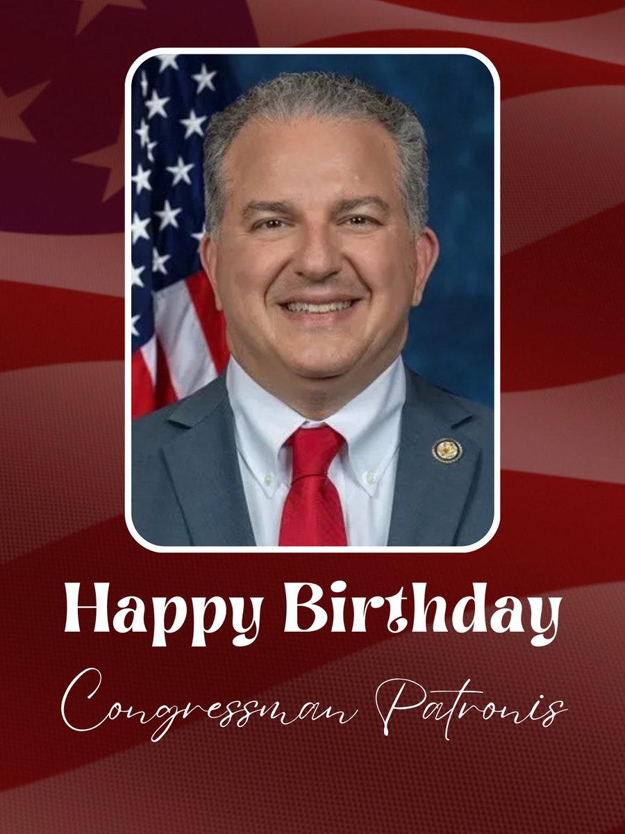 JimmyPatronis's tweet photo. Please join all of us on @PatronisTeam in wishing Congressman Patronis a happy birthday! 🎉 https://t.co/OLrLvFJzpQ