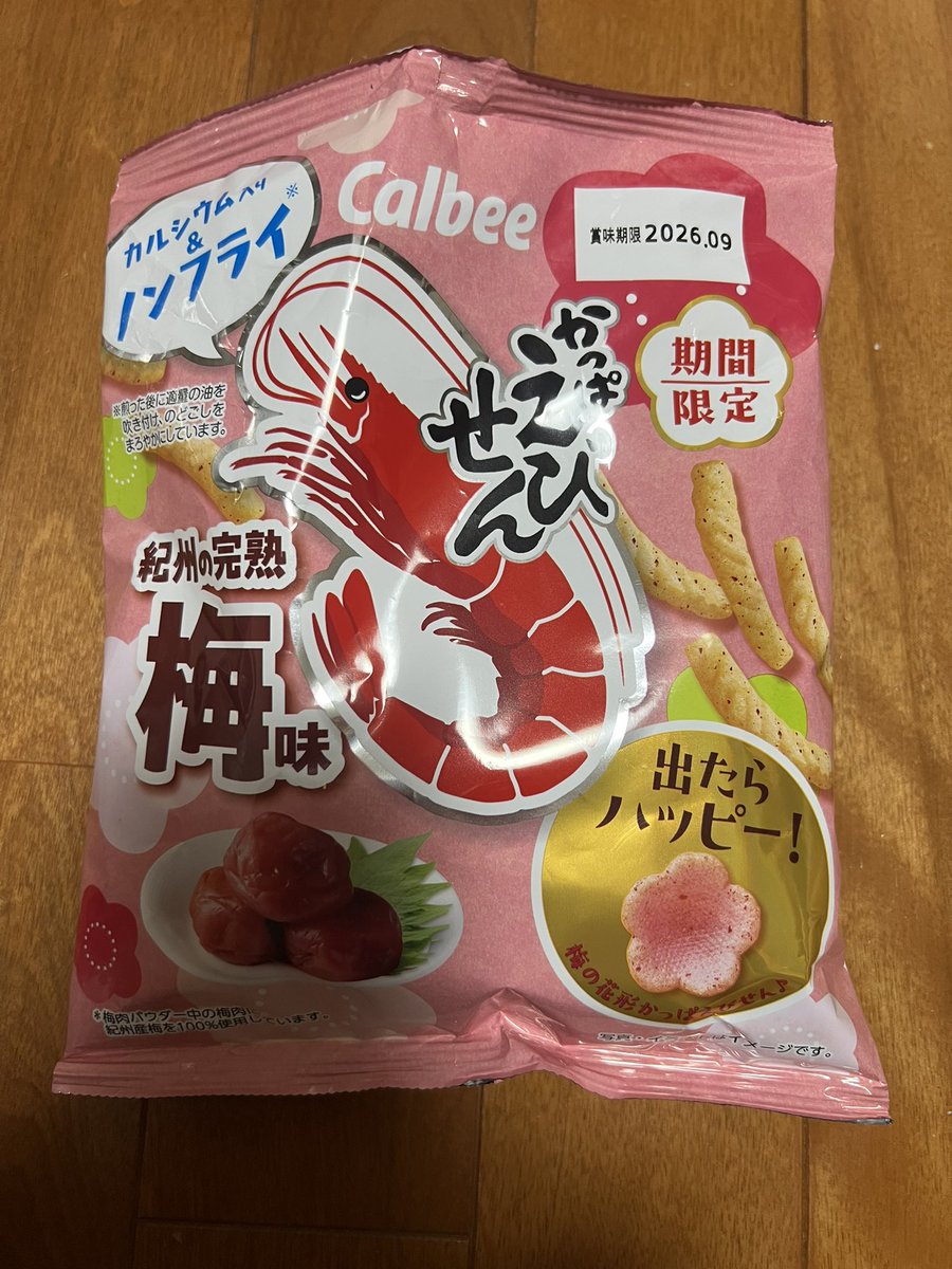 DD51745_KANUZA's tweet photo. かっぱえびせんの梅味
梅の花、出た
#かっぱえびせん
#CalbeeKappaCP https://t.co/tClTxY8N3M